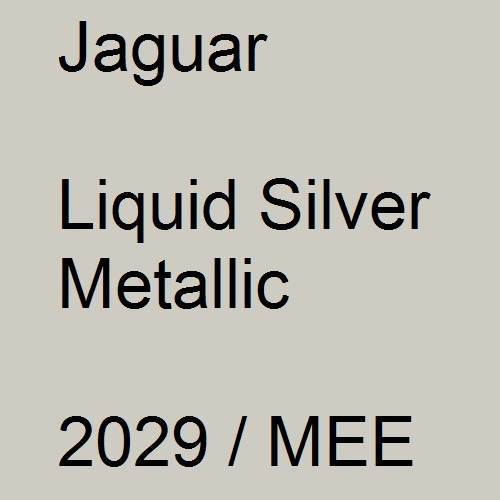 Jaguar, Liquid Silver Metallic, 2029 / MEE.